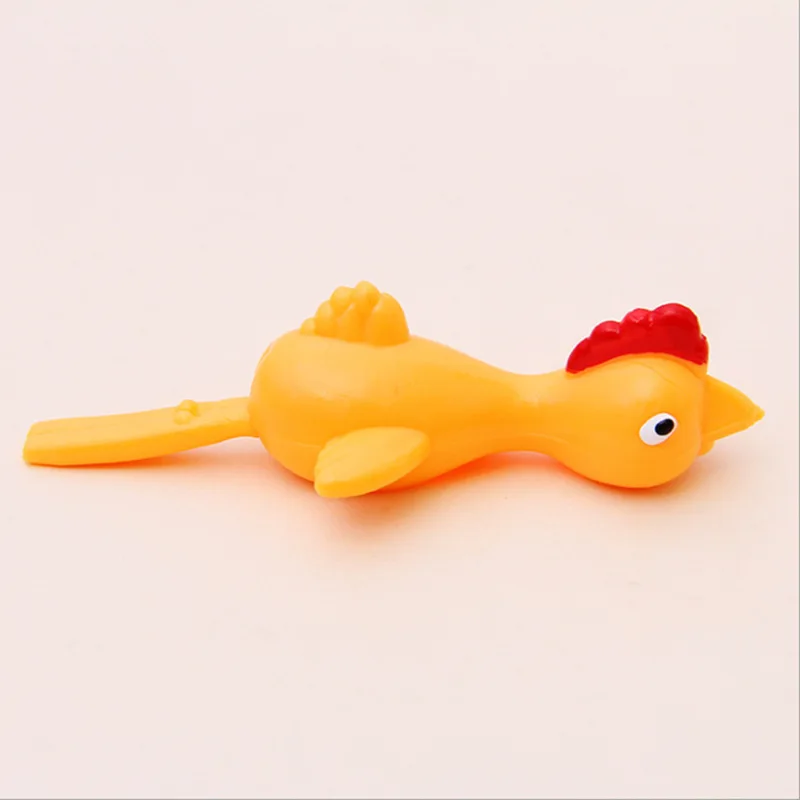 

3 PCS Finger Birds Novelty Funny Joke Rubber Chicken Stretchy Flying Turkey Party Favors Toy TPR Soft Rubber Catapult Catapult
