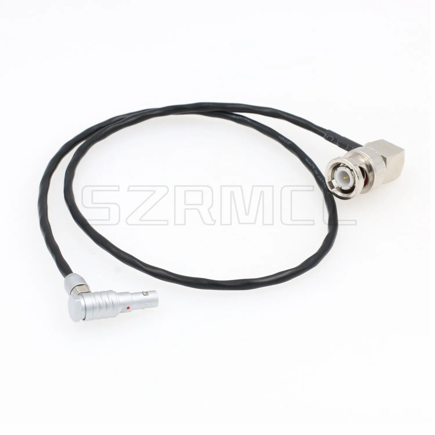 

Time Code Input Cable for Red Epic Scarlet DSMC2 Camera Right Angle 00B 4 Pin Male to BNC Male
