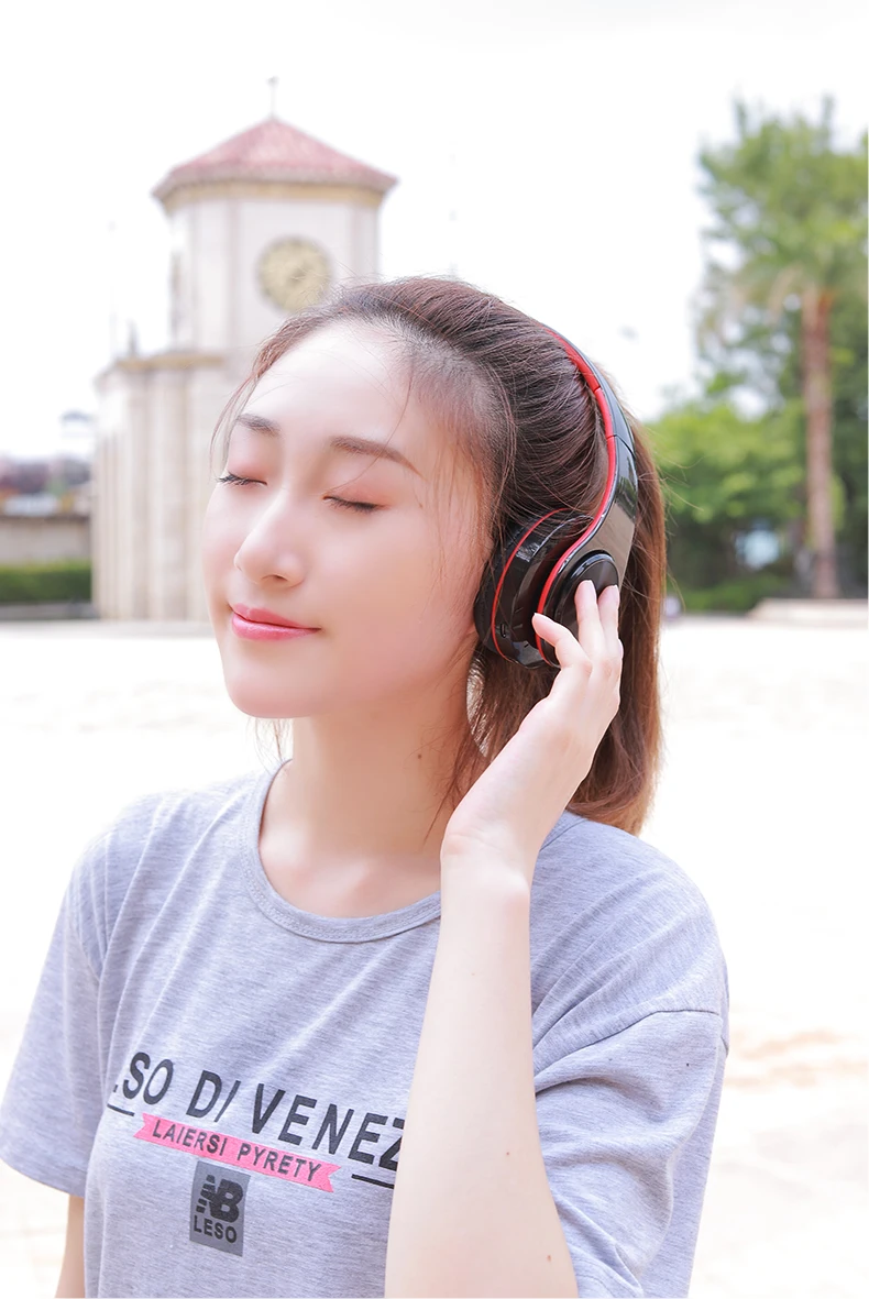 Бесплатная доставка Hi Fi стереонаушники bluetooth наушники с микрофоном/tf картой для