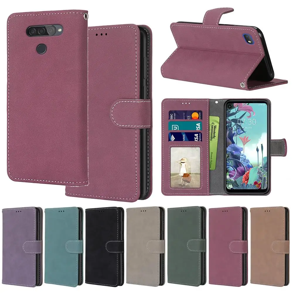 

Матовый Магнитный чехол-книжка для LG K20 K30 2019 K50 K40S K50S, кожаный чехол-кошелек для LG Q60 Q70, Модный чехол для K12 Prime