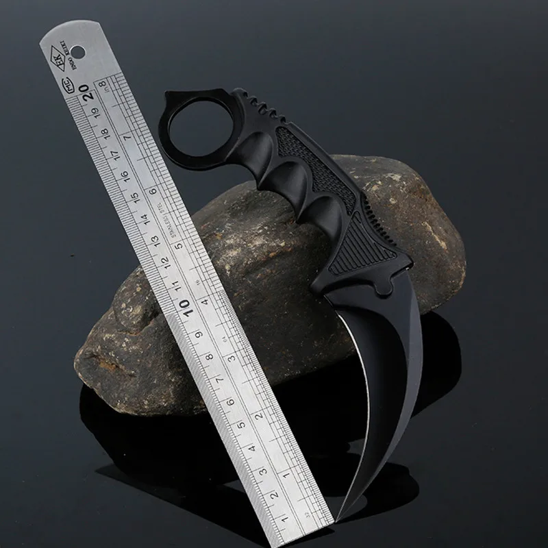 Тактический керамбит Hysenss Counter-strike для самообороны с титановыми ножами |