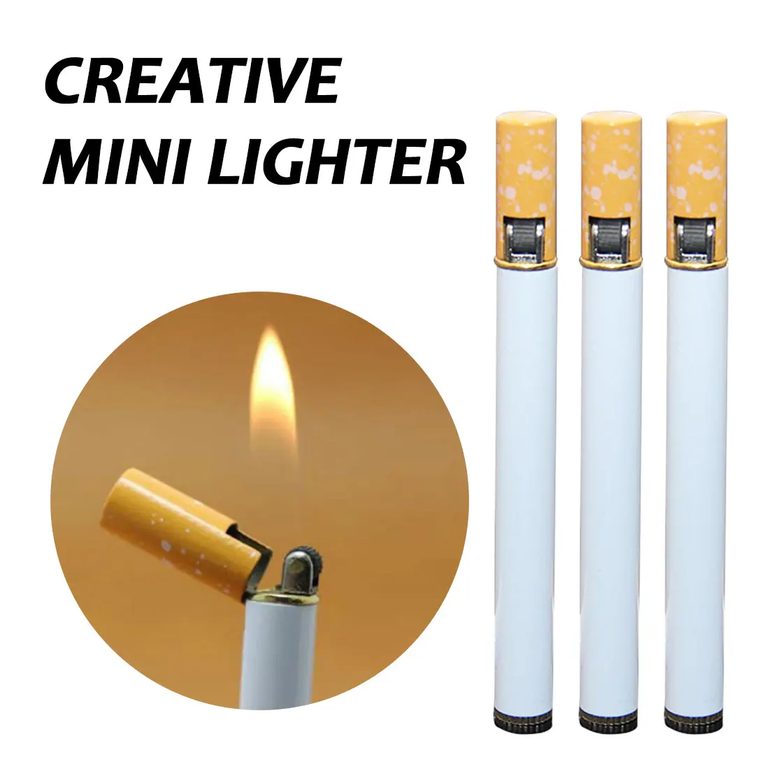 

Creative Cigarette Torch Lighter Gadgets Technology Lighter Cute Gift for Men Lighter Matches Smoking Accessories for Men 2021