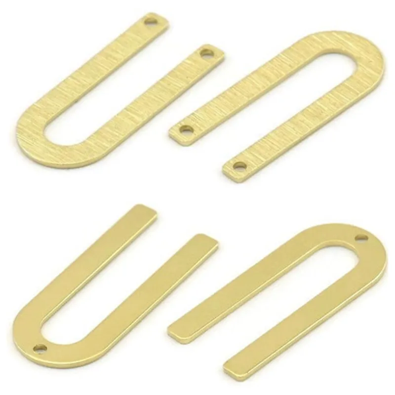 U-образная Подвеска из сырой латуни (без никеля и свинца) m163.m164.m165.m166.m167.m168.m169.