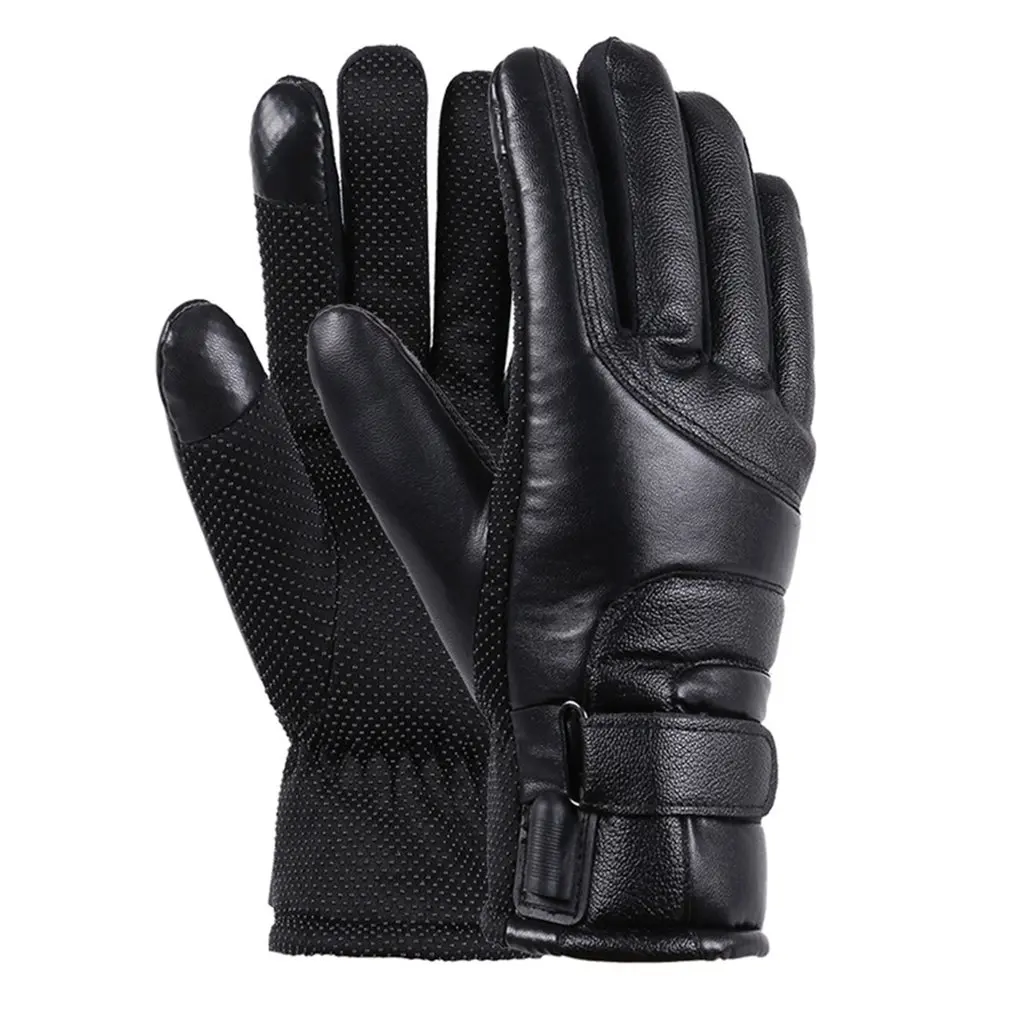 

Unisex Electric Heated Glove Waterproof Moto Screen USB Thermal Winter Motorcycle Racing Fishing Skiing Gloves