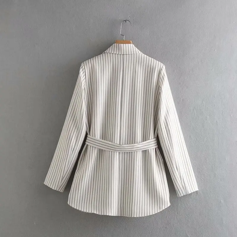 Новинка женская модная блейзер с длинным рукавом простой двубортный пиджак