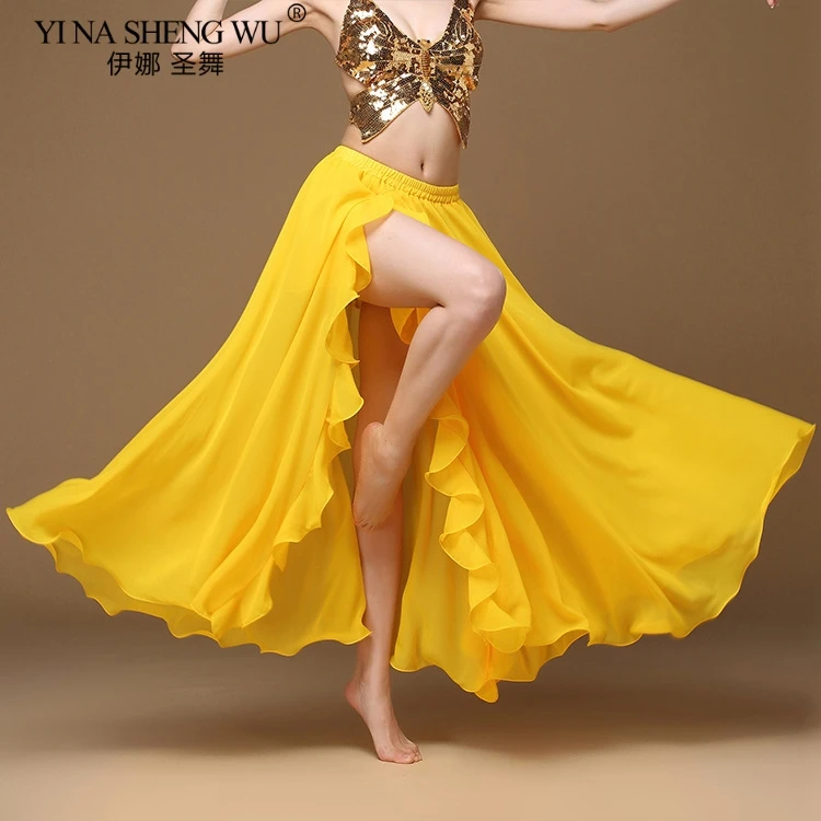 

Новая длинная юбка для танца живота, Индийская Юбка для танца живота, женская сексуальная юбка для танца живота, профессиональная юбка для с...