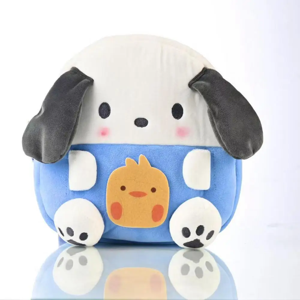 Кавайная плюшевая сумка 20 см My Melody Kuromi Cinnamoroll помпон Purin Sanrioed мультяшная аниме