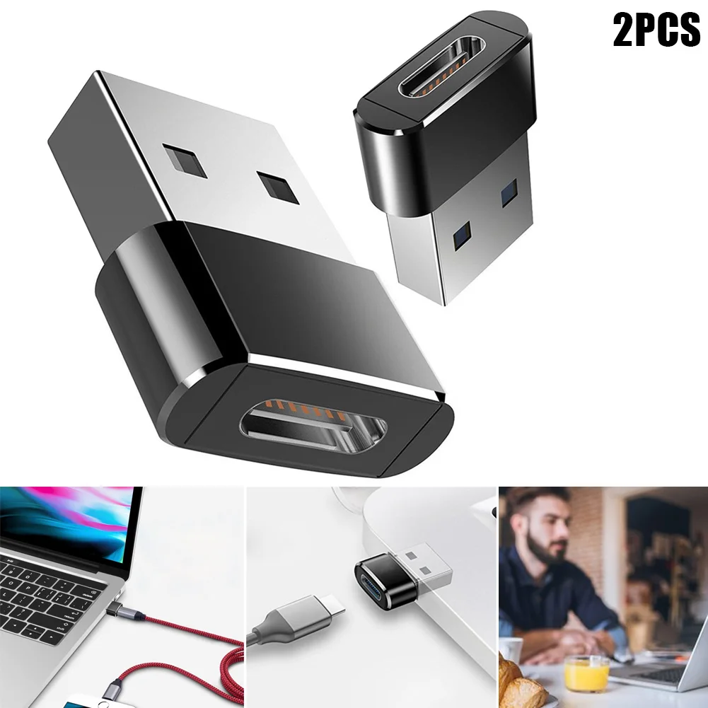 

2 шт., адаптер USB C «Мама»-USB «папа»