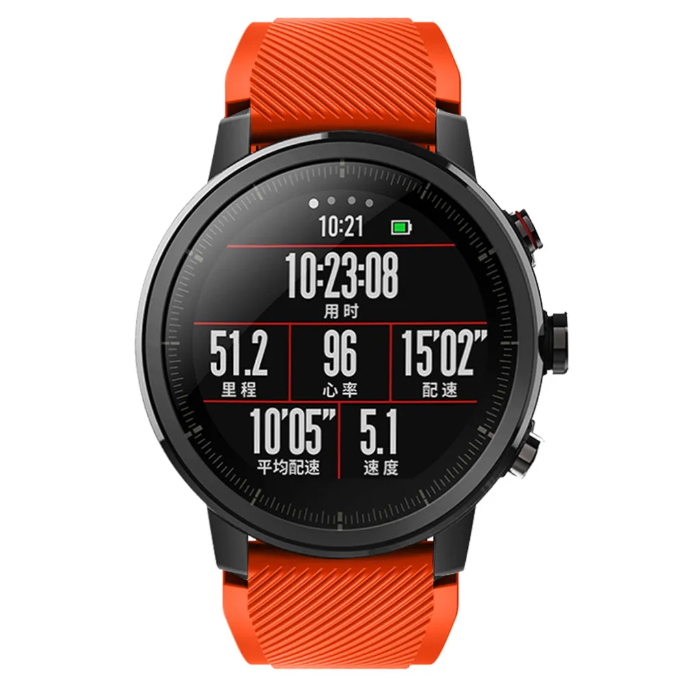 Ремешок для смарт-часов Amazfit Stratos 2 2s силиконовый ремешок браслета xiaomi huami amazfit
