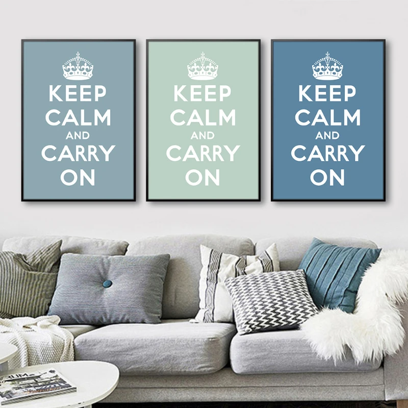 

English Inspirational Slogan Fashion Poster Sofa Background Wall Home Decoration Living Room Bedroom Frameless Canvas Painting