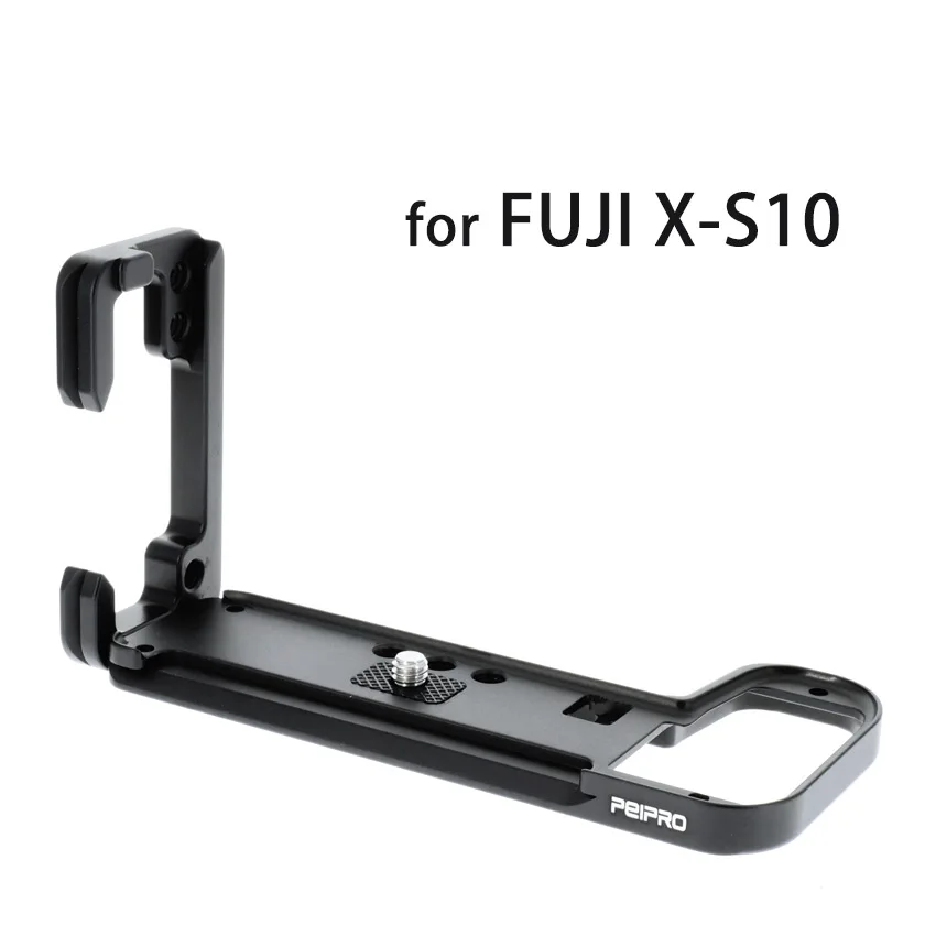 

L-образная пластина для цифровой фотокамеры FUJI X-S10 Камера L Форма кронштейн держатель Quick Release Plate совместимый с Arca для ЖК-дисплея с подсветкой...
