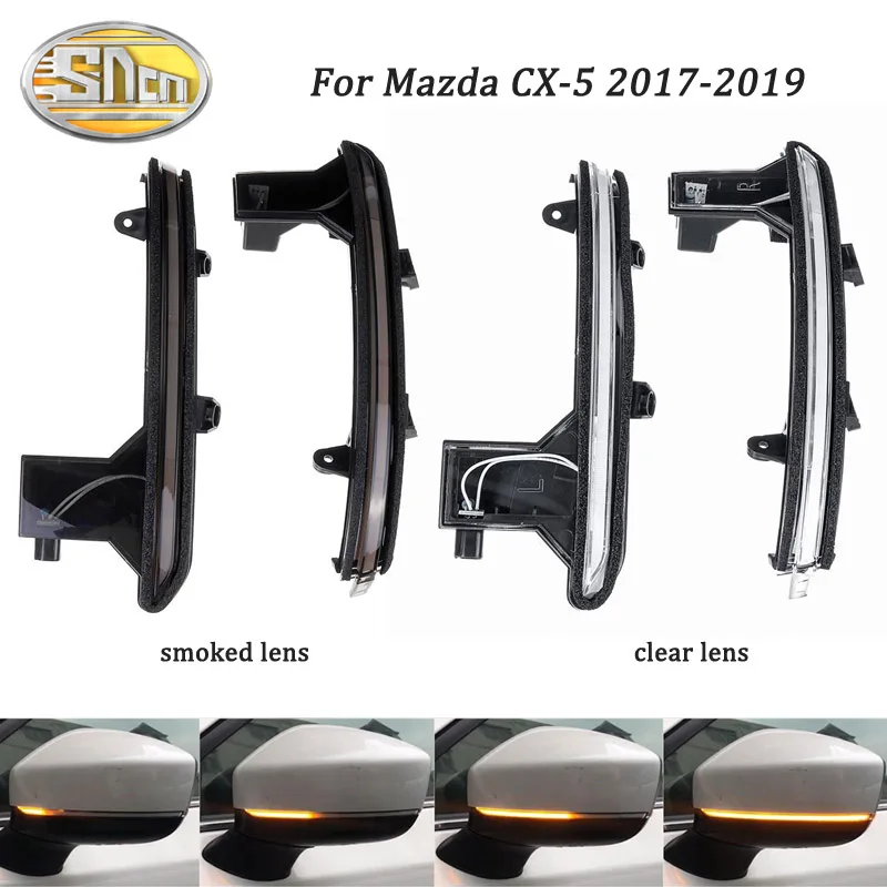 

For Mazda CX-5 CX5 KF 2017 2018 CX-8 CX-9 CX9 Dynamic Turn Signal LED Side Rearview Mirror Indicator Sequential Blinker Light