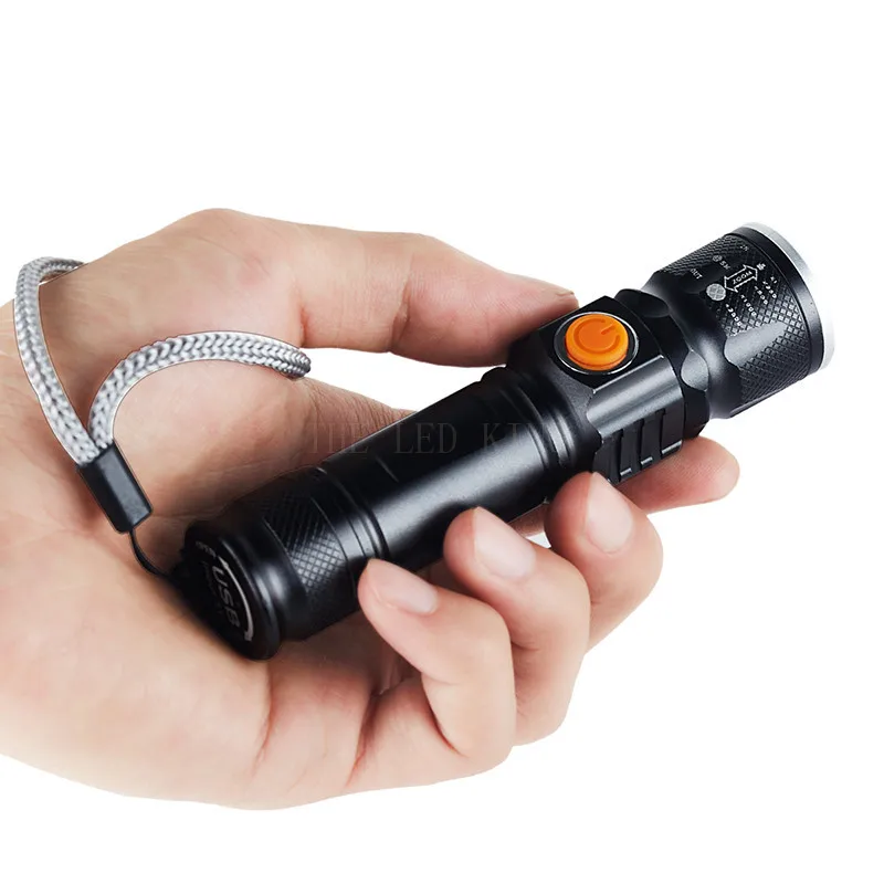 Суперъяркий светодиодный фонарик T6/L2/V6 фонарь для велосипеда с фокусировкой и