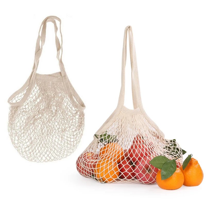 Reusable Shopping String Storage Mesh Bag Grocery Handbag Fishnet Woven Tote Fruit Environmental Home Supplies | Дом и сад