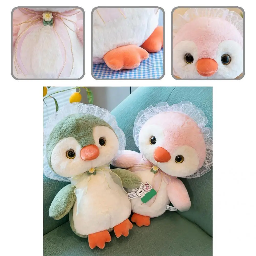 

Плюшевая игрушка в виде пингвина без деформации, плюшевая противораздельная милая искусственная кукла, мягкая кукла в виде пингвина для де...