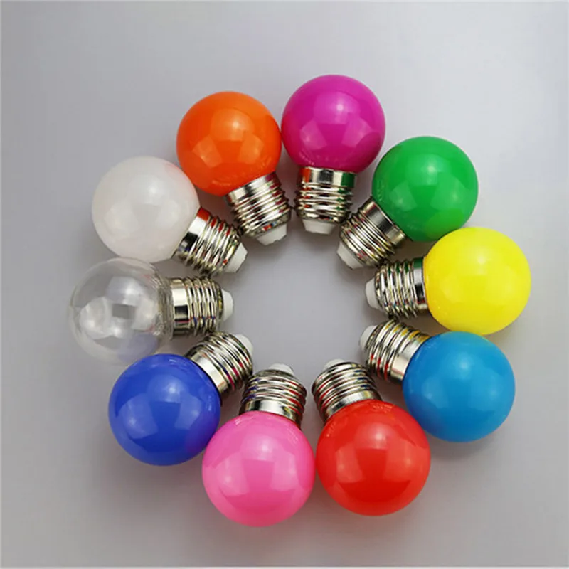 

LED Colorful Light Bulb Real Power Marquee String Led Spherical Round Bulb Living Room Home Red Blue Green Bombilla Decor Lamp