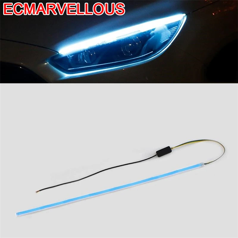

Barra Coche Iluminaciones Light Lighting Car Accessories Luces Led Para Auto Headlight Daytime Running Universal Signal Lamp