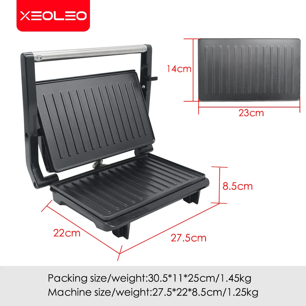 Кухонная сэндвич Панини XEOLEO 750 Вт мини-аппарат для приготовления завтрака