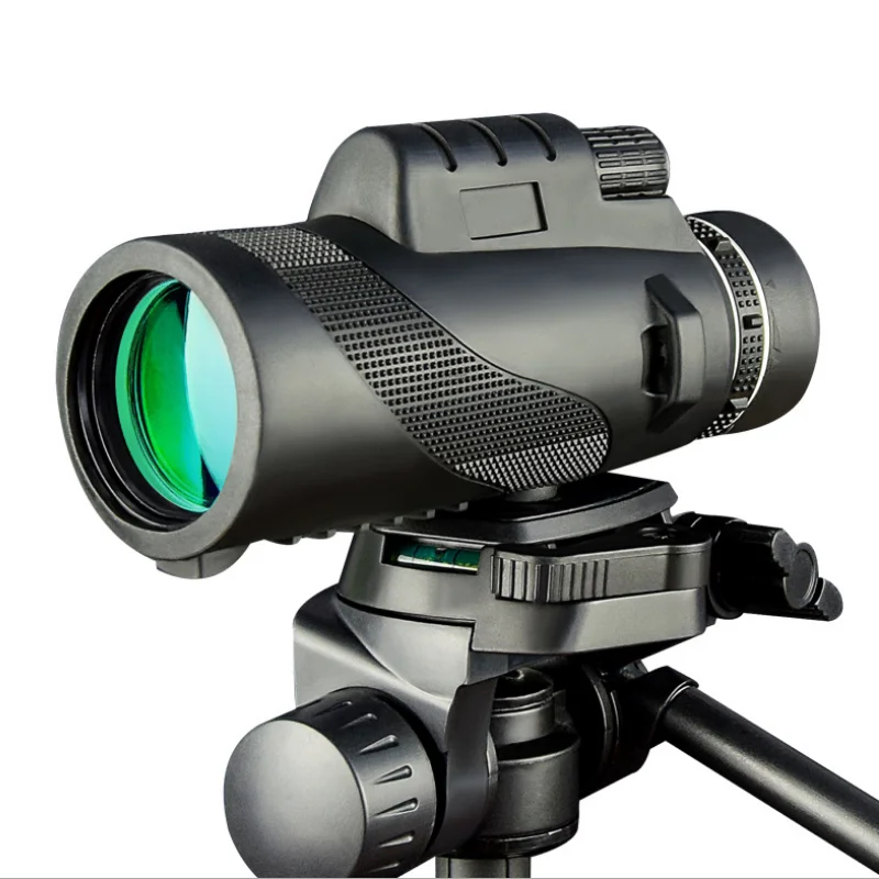 

80x100 монокулярный телескоп компактный выдвижной зум водонепроницаемый профессиональный HD ED Стекло со штативом для телефона