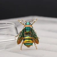 bee brooch cute enamel pin women child ladies insect badges for dresses collar christmas suit coat sweater broches bijou brosche