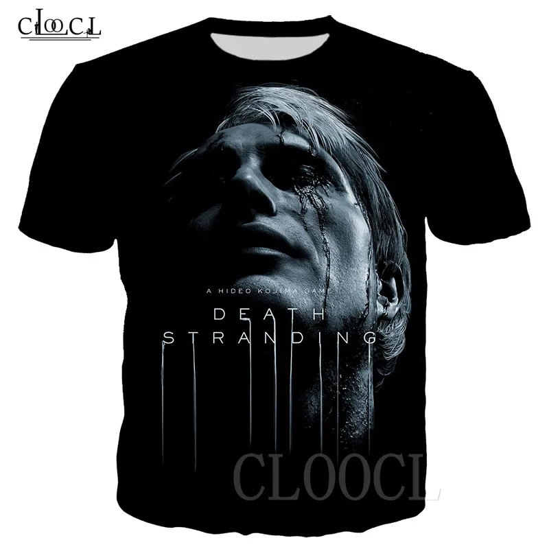 Новое поступление футболки для игры Death Stranding с 3D принтом мужские и женские модные