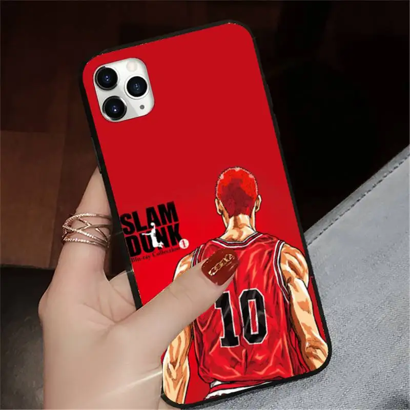 

Japan anime slam dunk Phone Case for iPhone 11 12 pro XS MAX 8 7 6 6S Plus X 5S SE 2020 XR
