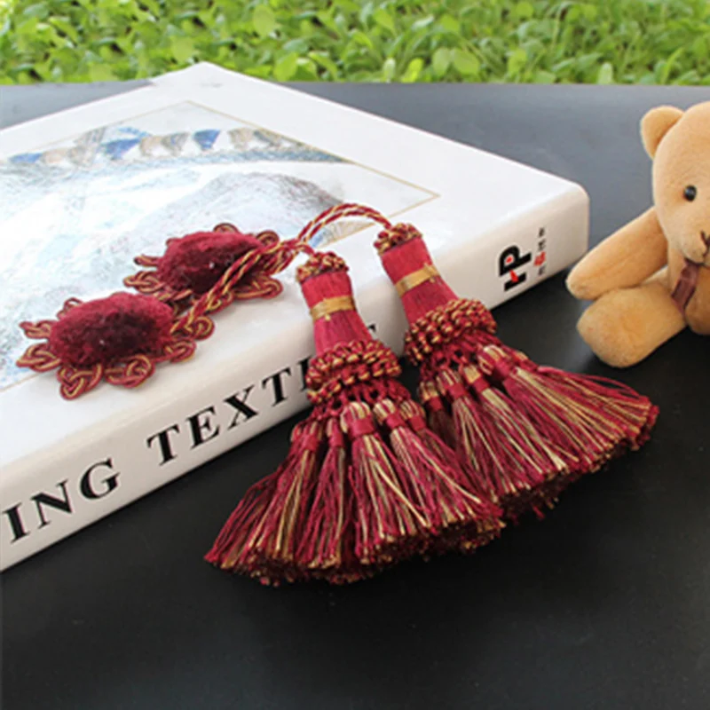 1Pc Curtains Tieback Tassel Key Hanging Ball Home Decor Embrase Rideau Room Accessories Curtain Holder Small Hang Balls | Дом и сад