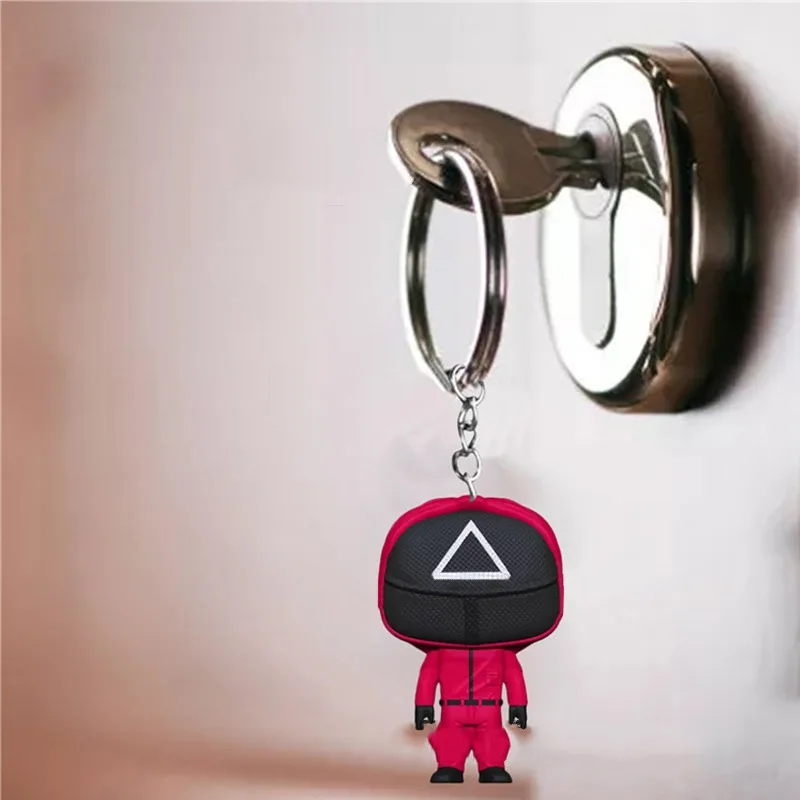 Брелок для ключей с 3d-рисунком из игры кальмар | Игрушки и хобби