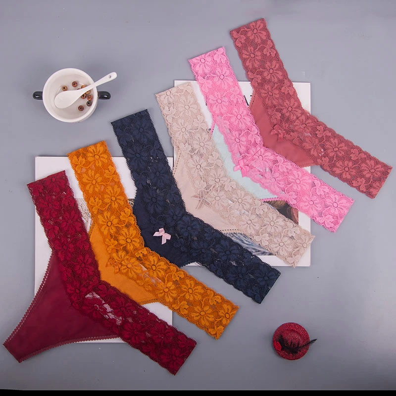 Рождественский подарок белые женские сексуальные стринги из хлопка и снежинок