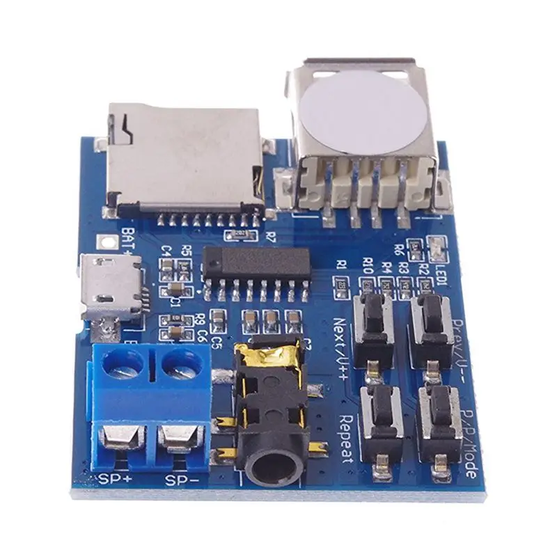 Mp3 Lossless Decoders Decoding Power Amplifier Player Audio Module Decoder Board support TF Card USB | Электроника