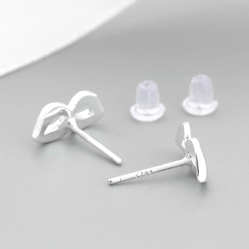 Новые оригинальные серьги-гвоздики из стерлингового серебра 925 пробы для женщин