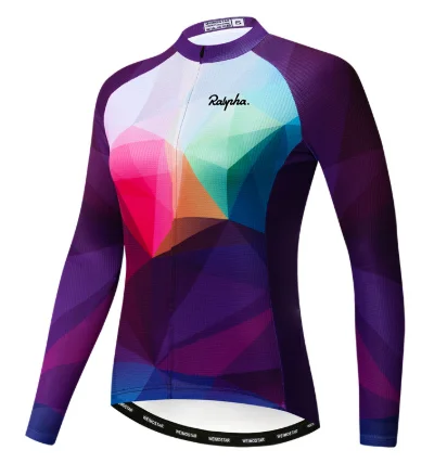 

Lepiny Women Cycling Jersey Set Clothing Team Long Sleeve Pattern Bike Breathable Mountain Racing MTB Bicycle Uniform Ciclismo
