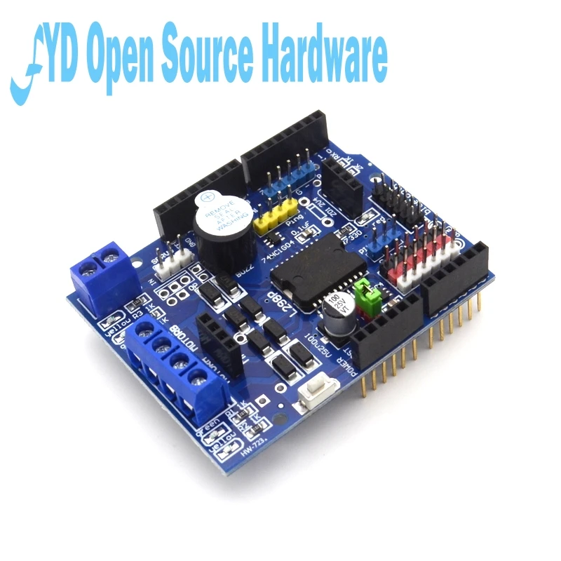Моторный Щит L298P для совместимого с arduino MEGA 2560|motor shield|mega drivearduino motor shield |