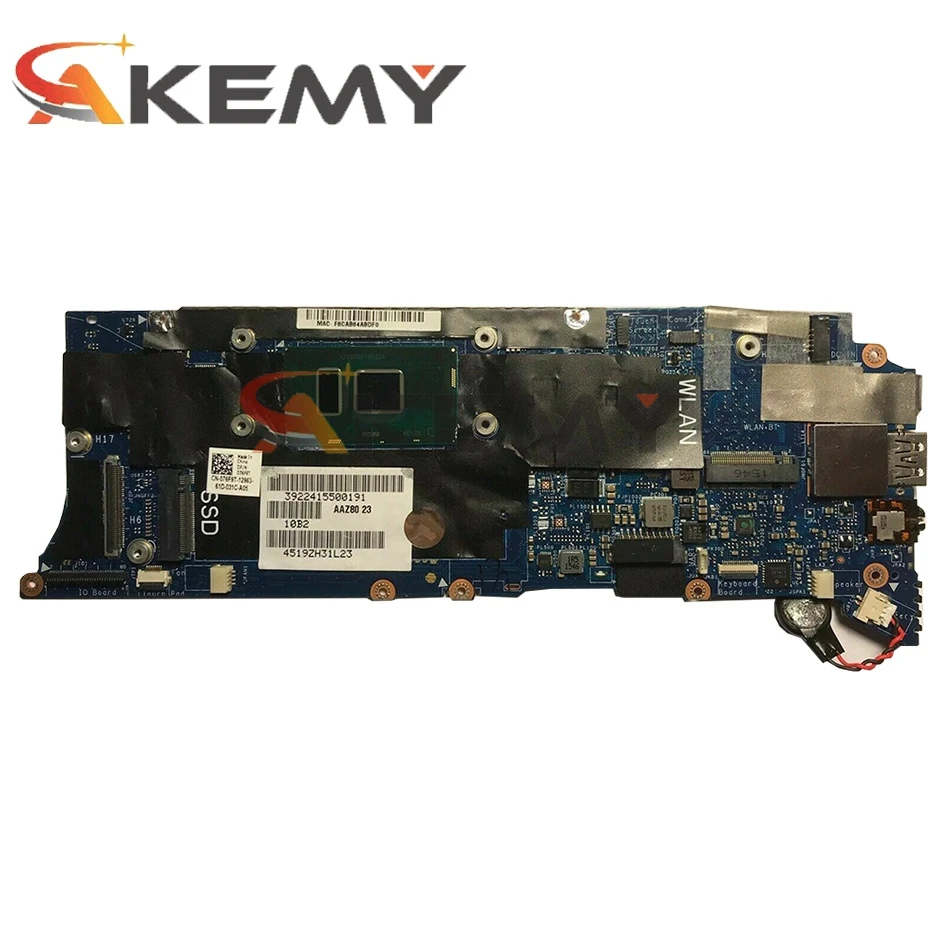 100% рабочий для материнской платы DELL XPS 9350 AAZ80 LA-C881P SR2F0 I5-6300 8G протестирован ОК |