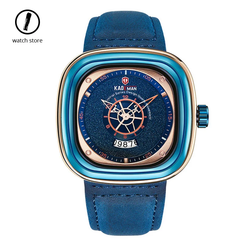 

Fashion Replica Square Men's Watch Uniquely Designed Luxury Sports Brand Waterproof Trend Clocks Male Gifts Relogio Masculino
