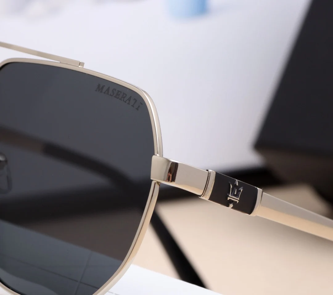 

Maserati Brand Men Luxury Designer Polarized Driving Glasses Men Pilot Ladies Couple Sunglasses 0136