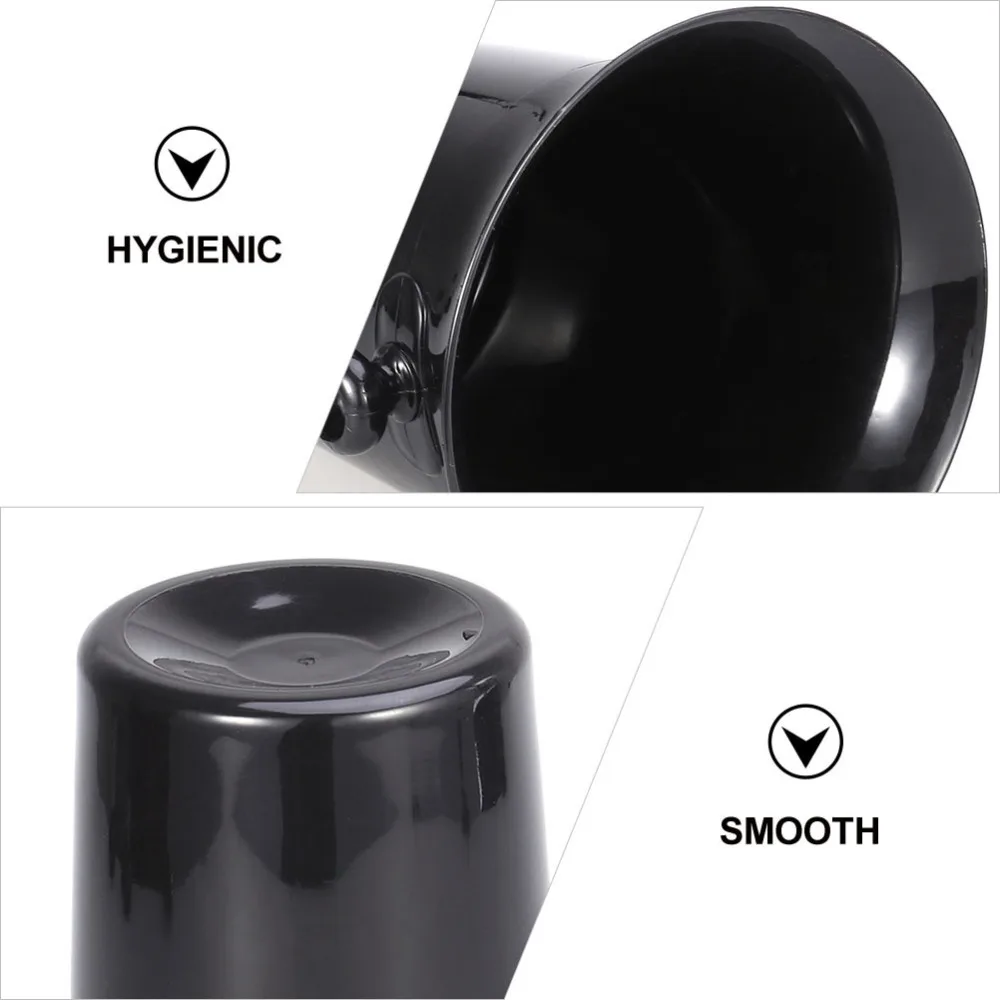 

4Pcs Wine Tasting Party Spitting Buckets Western Style Spitting Buckets (Black)