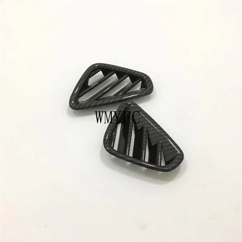 ABS матовое и углеродное волокно Автомобильная Передняя маленькая декоративная