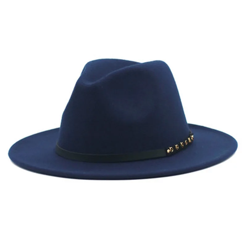 

women hats fedora felted classic simple fedora winter hats black yellow green belt band buckle formal dress wedding fedora hats