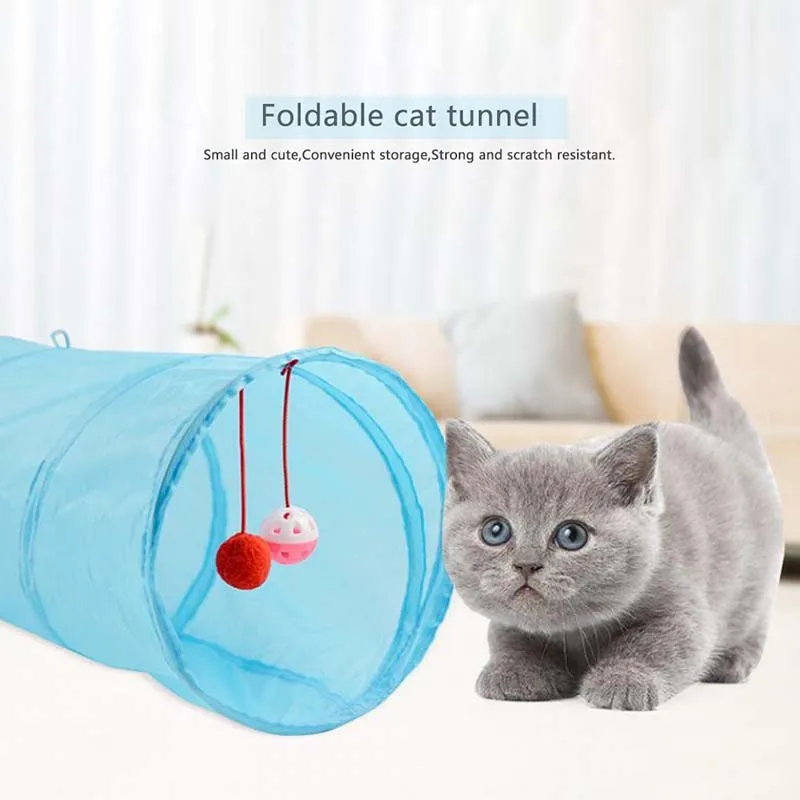Новинка забавный комбинированный туннель для кошек игровой канал складной
