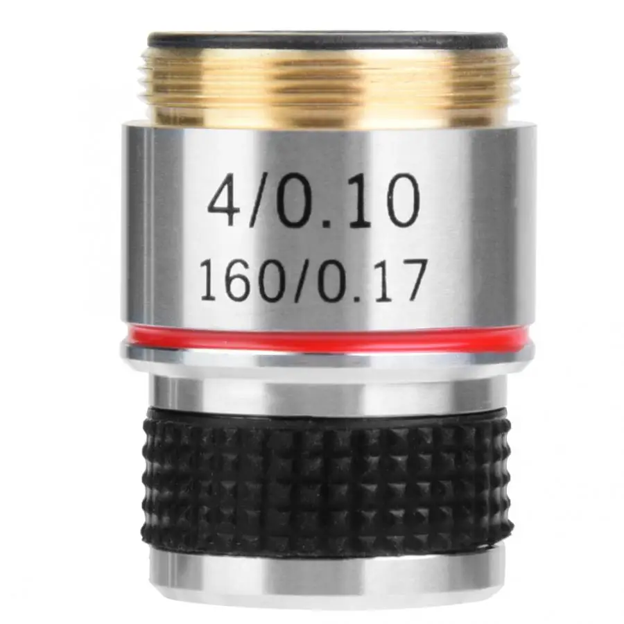 4X 185 Biological Microscope Achromatic Objectives Lens 160/0.17 Objective High Quality Observation | Инструменты