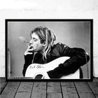 Kurt Cobain Рок Музыкальная группа музыкальная певица звезда настенная художественная картина постеры и принты холст картина для комнаты домашний декор