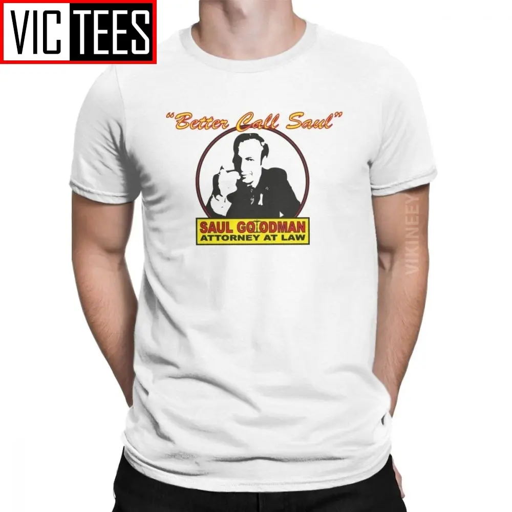 Better Call Saul Tshirt Men Goodman Drama Legal Tv Series 2021 Fashion 100 Percent Cotton T Shirt Clothes
