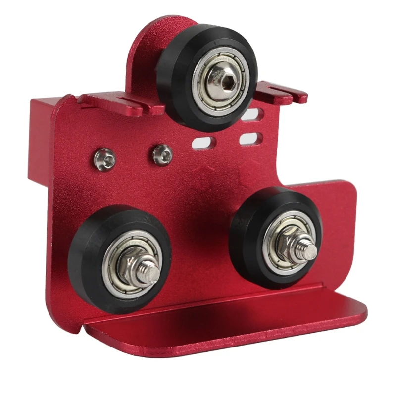 

1set CR10 3D Printers Extruder Back Support Plate with Pulley Extruding Aluminum Backplate for Creality CR-10 Pro Set