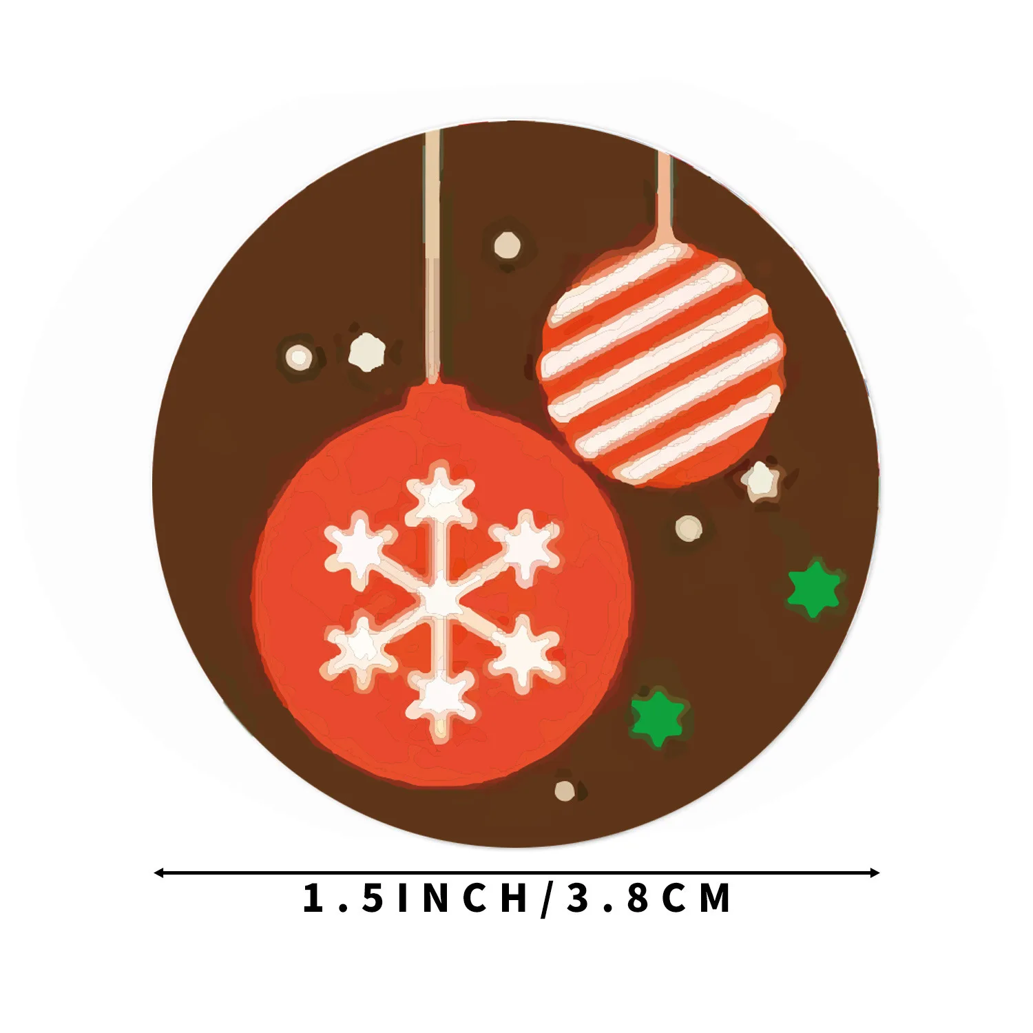 

500pcs/roll 1/1.5 Inch Merry Christmas Santa Claus Adhesive Stickers Seal Labels For Envelope Cards Gift Package Scrapbooking