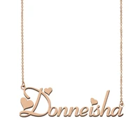 donneisha name necklace custom name necklace for women girls best friends birthday wedding christmas mother days gift