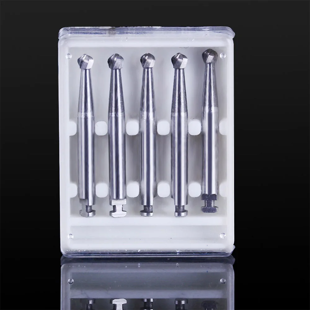 5 Pcs Dental product RA round bur Dental Lab Tungsten Carbide Burs low speed Tungsten Carbide Burs RA bur