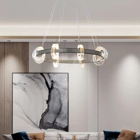 led chandelier italian style luxury design living room chandelier ring simple modern atmosphere high end restaurant post modern