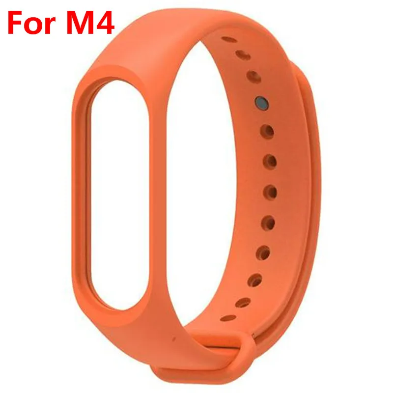 1x умный Браслет для xiaomi mi Band 3 4 спортивный ремешок часы силиконовый ремешок для xiaomi mi band 3 4 браслет mi band 4 3 ремешок - Цвет: For Xiaomi Mi Band 4