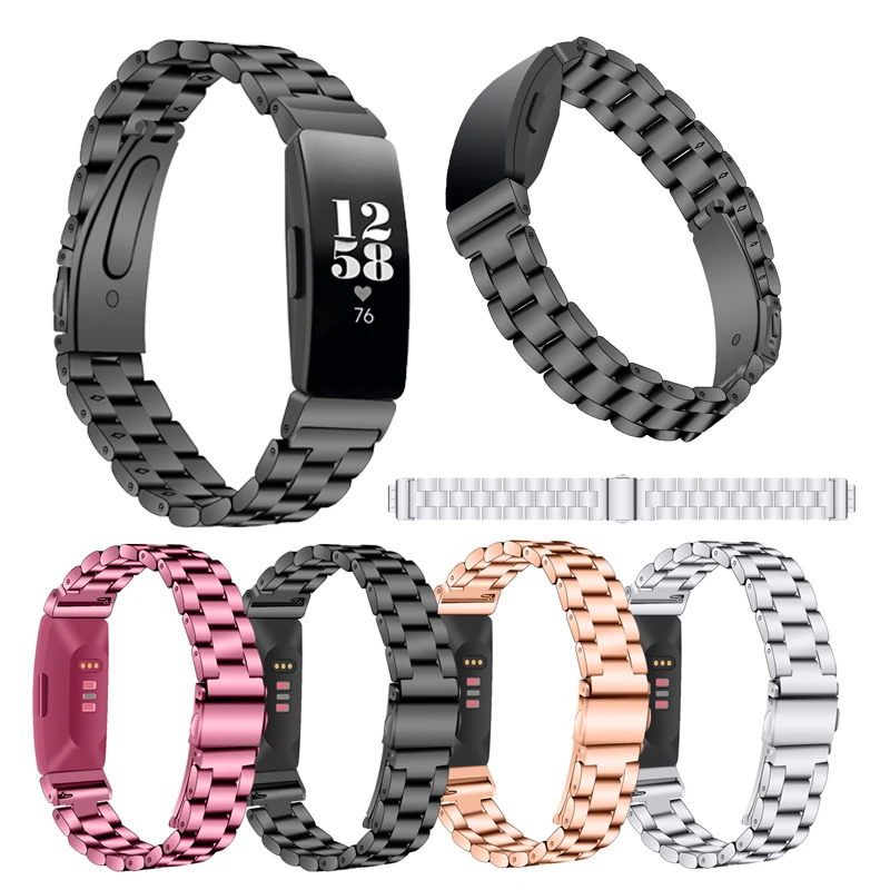 Браслет из нержавеющей стали для Fitbit inspire / HR металлический ремешок часов ace 2 |